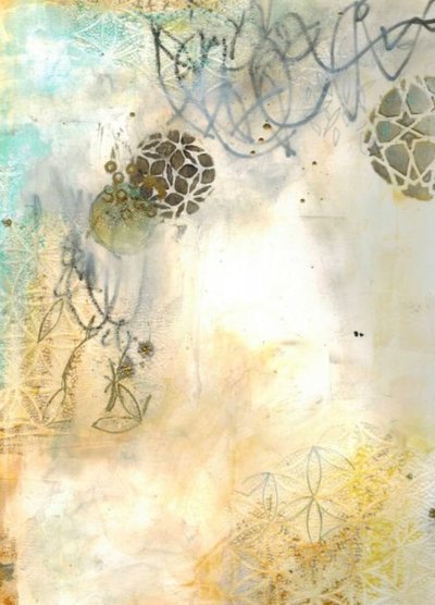 Capas abstractas orgánicas de Deb Chaney