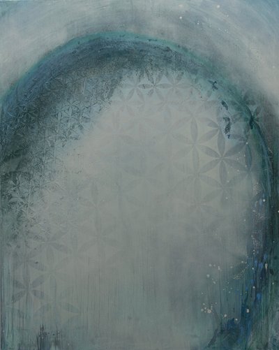 Arco floral sereno de Deb Chaney