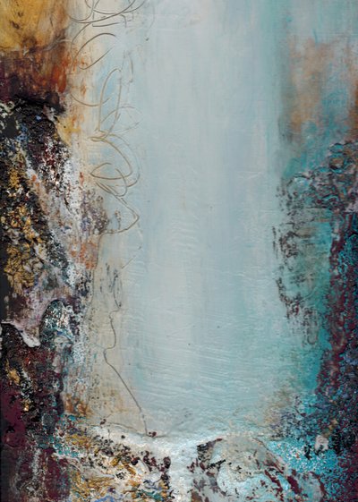 Azul texturizado «Flow» de Deb Chaney