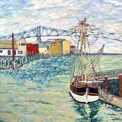 Barco Astoria, 2018 (acrílico sobre lienzo) de Deborah Eve Alastra