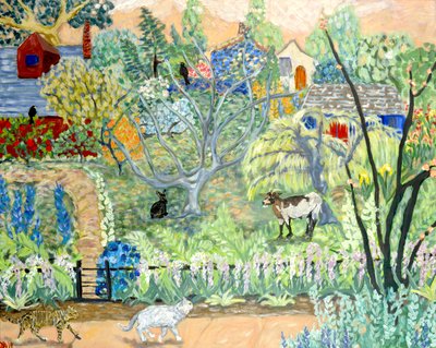 Casa de los sueños, 2019 acrílico sobre lienzo de Deborah Eve Alastra