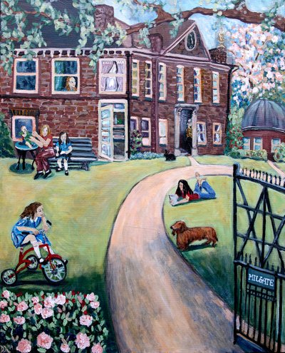 Milgate Park, 2020 (acrílico sobre lienzo) de Deborah Eve Alastra