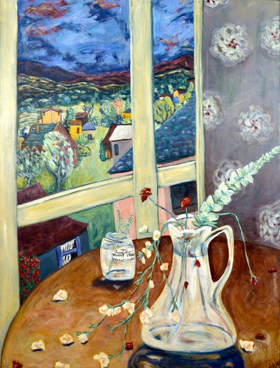 Waiting Out the Storm, 2020 (acrílico sobre lienzo) de Deborah Eve Alastra
