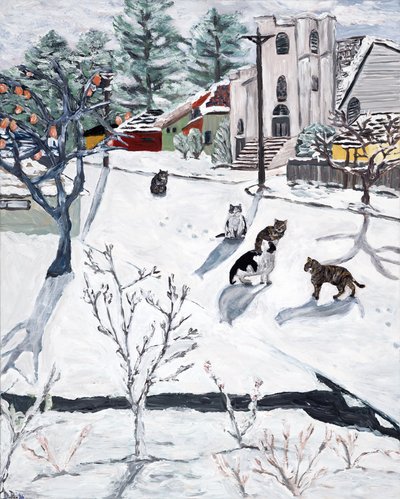 Invierno, 2018 (acrílico sobre lienzo) de Deborah Eve Alastra