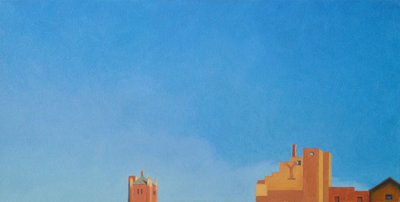 Brooklyn Fort Greene Sky, 2012 (óleo sobre lienzo) de Deborah Stevenson