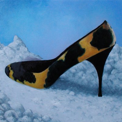 Tacón alto, 2008 (óleo sobre lienzo) de Deborah Stevenson