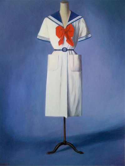 Traje de marinero, 2002 (óleo sobre lienzo) de Deborah Stevenson