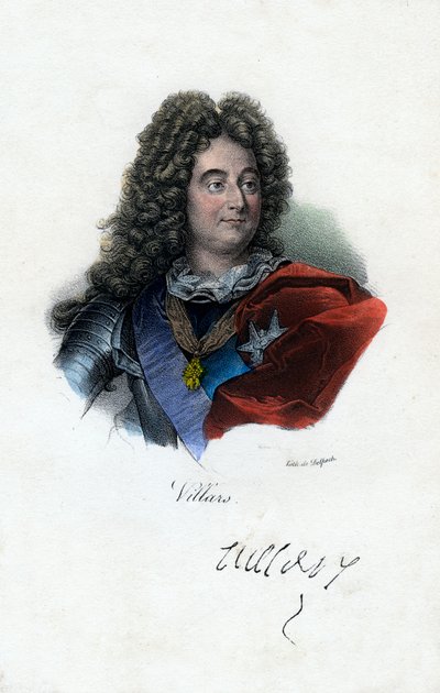 Claude Louis Hector de Villars, general francés, siglo XIX de Delpech