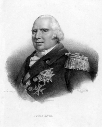 Luis XVIII, Rey de Francia, 1827 de Delpech