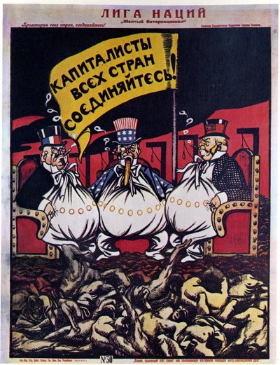 El cartel de la Liga de las Naciones, 1920 de Deni