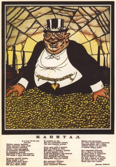El capital, cartel, 1920 de Deni