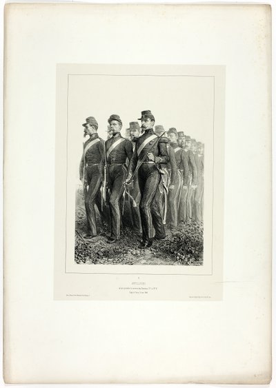 Artilleros, de Souvenirs d’Italie: Expédition de Rome de Denis Auguste Marie Raffet