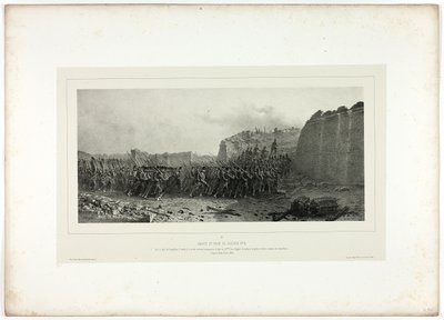 Asalto y captura del bastión no. 6, de Souvenirs d’Italie: Expédition de Rome de Denis Auguste Marie Raffet