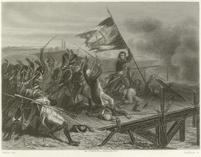 Batalla del Puente de Arcole de Denis Auguste Marie Raffet