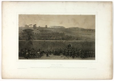 Captura de la Villa Pamfili, de Souvenirs d’Italie: Expédition de Rome de Denis Auguste Marie Raffet