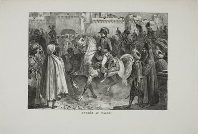 Entrar en El Cairo de Denis Auguste Marie Raffet
