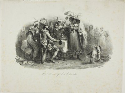 Se comporta como un salvaje de Denis Auguste Marie Raffet
