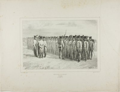 Infantería húngara, Presbourg, 2 de julio de 1837 de Denis Auguste Marie Raffet