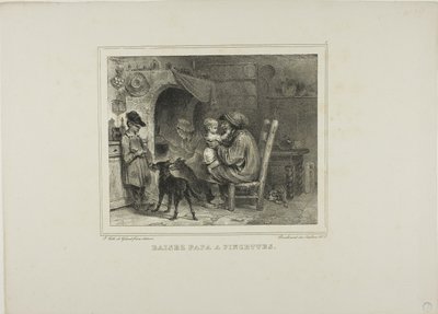 Besa a papá con pellizcos de Denis Auguste Marie Raffet