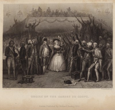 Orgías de los Gardes du Corps de Denis Auguste Marie Raffet