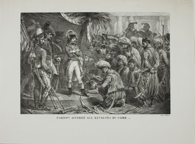 Indulto concedido a los rebeldes de El Cairo de Denis Auguste Marie Raffet