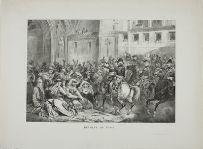 Revuelta de Pavía de Denis Auguste Marie Raffet