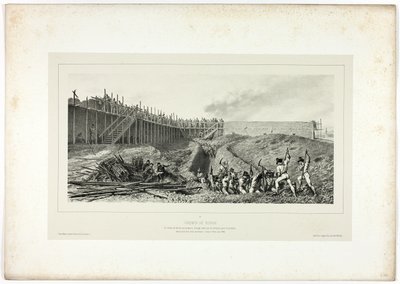 Camino redondo, de Recuerdos de Italia: Expedición de Roma de Denis Auguste Marie Raffet