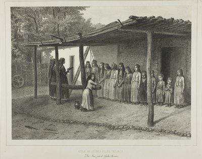 Escuela para jóvenes tártaras de Denis Auguste Marie Raffet