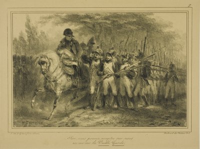 Señor, puede contar con nosotros como con la Vieja Guardia de Denis Auguste Marie Raffet