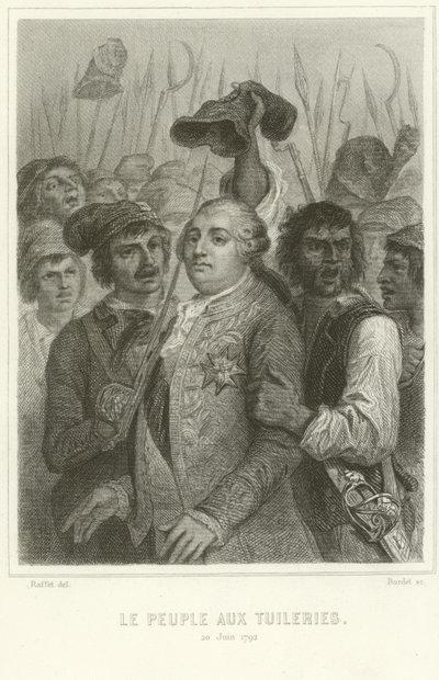 El pueblo en el Palacio de las Tullerías de Denis Auguste Marie Raffet