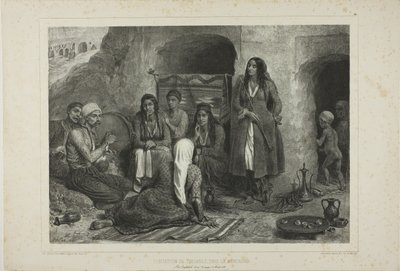 Morada en la montaña de los Tsiganes de Denis Auguste Marie Raffet