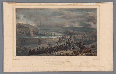 Verovering van de lunette St. Laurent, 1832 Toma del bisel de St. Laurent por los Granaderos del 65 de Línea (título sobre el objeto) Dibujos hechos de la naturaleza en el asedio de la Ciudadela de Amberes por Raffet (título de la serie sobre el objeto) de Denis Auguste Marie Raffet