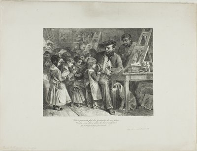 Tú que has hecho retratos de nuestros padres... ¿los harías de sus hijos de Denis Auguste Marie Raffet