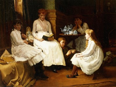 Un cuento de invierno de duendes y goblins, 1886 de Denis Miller Bunker