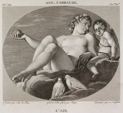 Denis-Sébastien Leroy, Petit y Niquet - El aire, según Annibale Carrache - 1802-1815 de Denis Sebastien Leroy