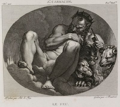 Denis-Sébastien Leroy et Boutrois - Fuego, según Annibale Carrache - 1802-1815 de Denis Sebastien Leroy