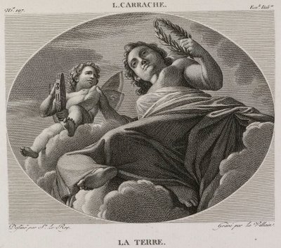 Denis-Sébastien Leroy et Le Villain - La Tierra, según Ludovico Carracci - 1802-1815 de Denis Sebastien Leroy