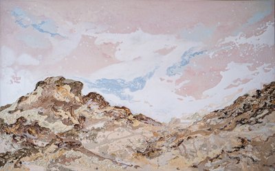 Horizonte de la montaña del desierto de Denise Quah