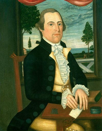 Capitán Elisha Denison, c. 1790 de Denison Limner