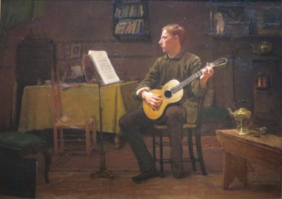 Un bohemio de Dennis Miller Bunker, 1885 de Dennis Miller Bunker