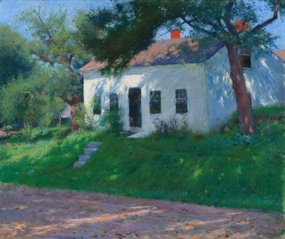 Cabaña junto al camino, 1889 de Dennis Miller Bunker