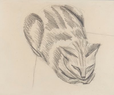 Gato durmiendo de Denton Welch