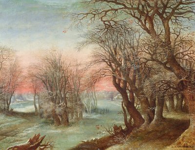 Paisaje Invernal, 1610 de Denys van Alsloot