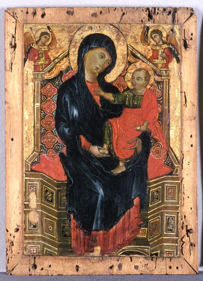 Madonna entronizada con el Niño y dos ángeles, c.1300 de Deodato Orlandi Deodato Orlandi