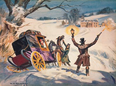 Carruaje atascado en la nieve de Derek Charles Eyles