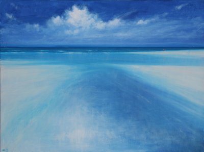 En marea baja, 2017 (Óleo sobre lienzo) de Derek Hare