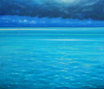 Sueños del paraíso, 2020 (Óleo sobre lienzo) de Derek Hare