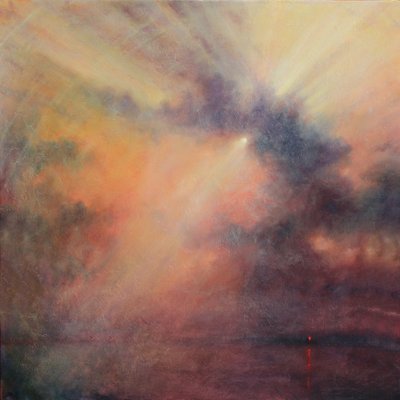 Estuario, 2022 (Óleo sobre lienzo) de Derek Hare