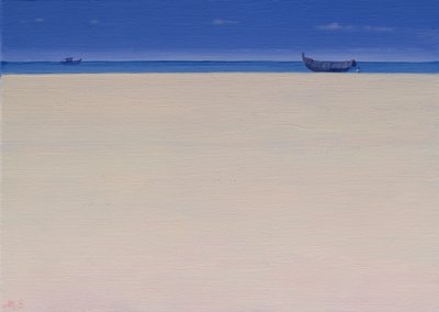 Barcos de pesca en Puvar, Kerala de Derek Hare
