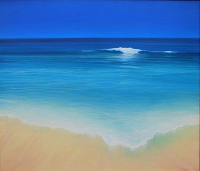 Incoming Wave, 2000 (Óleo sobre lienzo) de Derek Hare